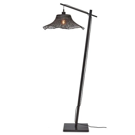 Good&Mojo Good&Mojo vloerlamp Ibiza zwart small