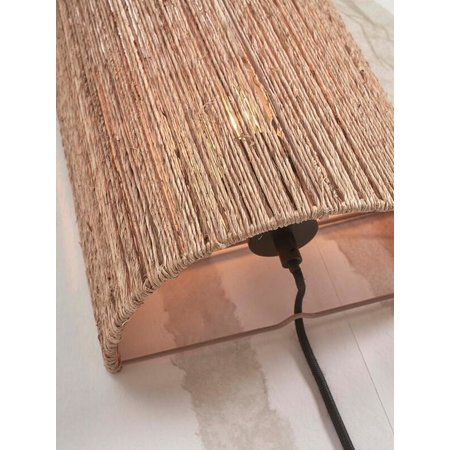 Good&Mojo Good&Mojo wandlamp Iguazu halfrond naturel large