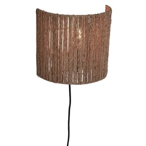 Good&Mojo wandlamp Iguazu halfrond naturel small