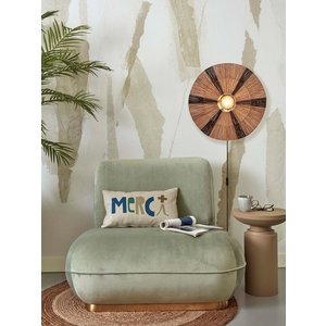 Good&Mojo wandlamp Iguazu zwart/naturel large