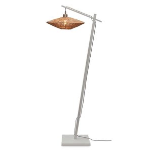 Good&Mojo Good&Mojo vloerlamp Iguazu wit/naturel small