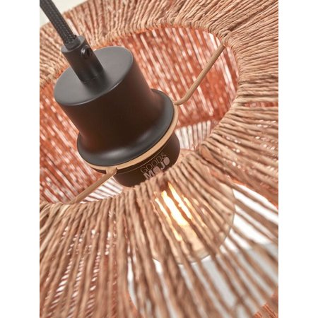 Good&Mojo Good&Mojo vloerlamp Iguazu wit/naturel small