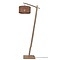 Good&Mojo Good&Mojo vloerlamp Iguazu naturel small