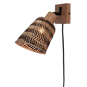 Good&Mojo wandlamp Java naturel/zwart