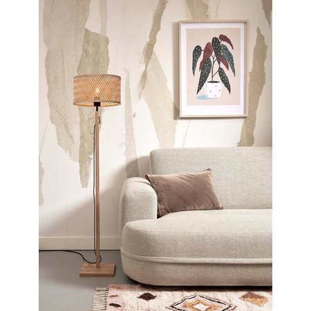 Good&Mojo Good&Mojo vloerlamp Java recht naturel