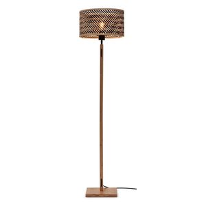 Good&Mojo Good&Mojo vloerlamp Java recht naturel/zwart