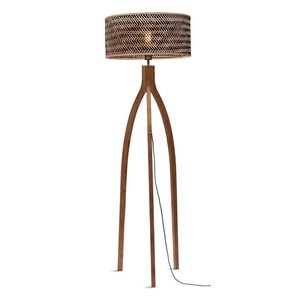 Good&Mojo Good&Mojo vloerlamp Java 3-poot naturel/zwart