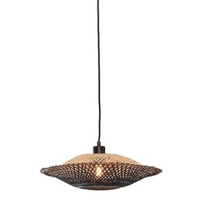 Good&Mojo hanglamp Kalimantan zwart/naturel small