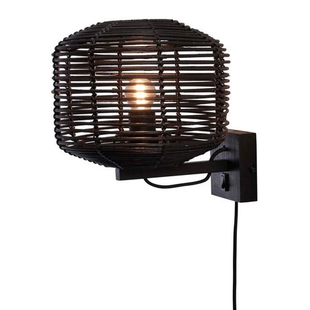 Good&Mojo Good&Mojo wandlamp Tanami zwart