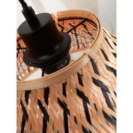 Good&Mojo Good&Mojo vloerlamp Tahiti naturel/zwart