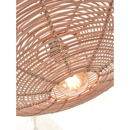 Good&Mojo Good&Mojo vloerlamp Tanami wit/naturel small