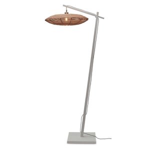 Good&Mojo vloerlamp Tanami wit/naturel large