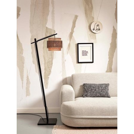 Good&Mojo Good&Mojo vloerlamp Bhutan zwart small