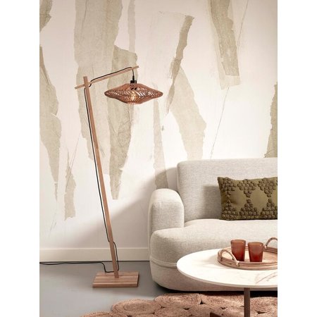 Good&Mojo Good&Mojo vloerlamp Zanzibar naturel small