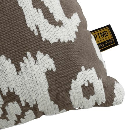 PTMD Collection PTMD kussen Cloe taupe