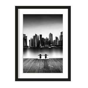 Urban Cotton art print Momentarily Silent medium