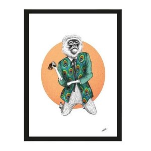 Urban Cotton art print Monkey small