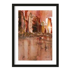 Urban Cotton art print Skyline large