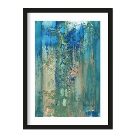 Urban Cotton Urban Cotton art print Blue Green Abstract medium