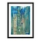 Urban Cotton Urban Cotton art print Blue Green Abstract small