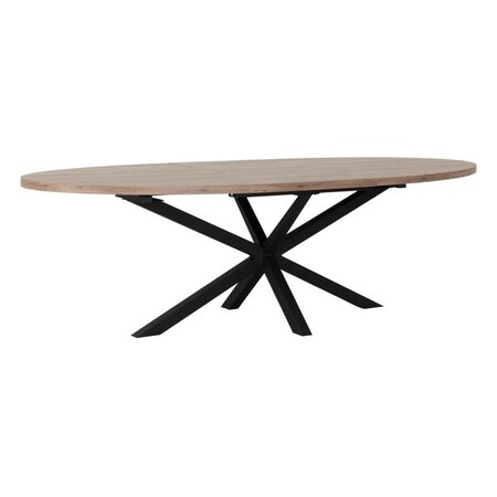 Uitschuiftafel Manilla ovaal 180/238 cm