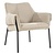 Fauteuil Academy taupe