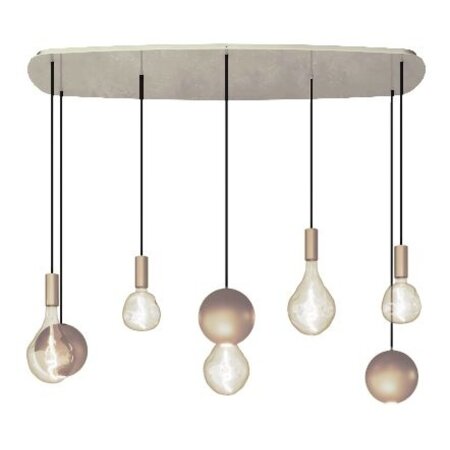 Ztahl Ztahl hanglamp Gerace deens ovaal quartz