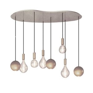 Ztahl hanglamp Gerace organisch quartz