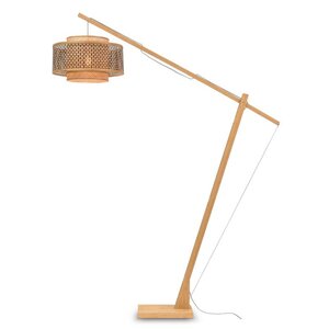 Good&Mojo vloerlamp Bhutan XL naturel