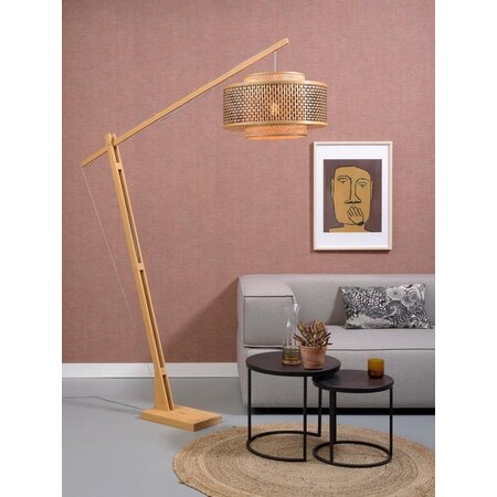 Good&Mojo Good&Mojo vloerlamp Bhutan XL naturel