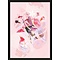 Urban Cotton Urban Cotton art print Vogel roze large