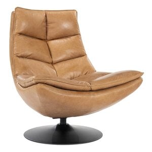 Eleonora draaifauteuil Sven cognac