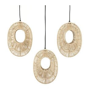 By-Boo By-Boo hanglamp Ovo cluster rectangular natural