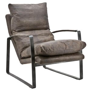 Fauteuil Harrison donkerbruin