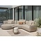 Outdoor bank Sunset bold dark beige - links