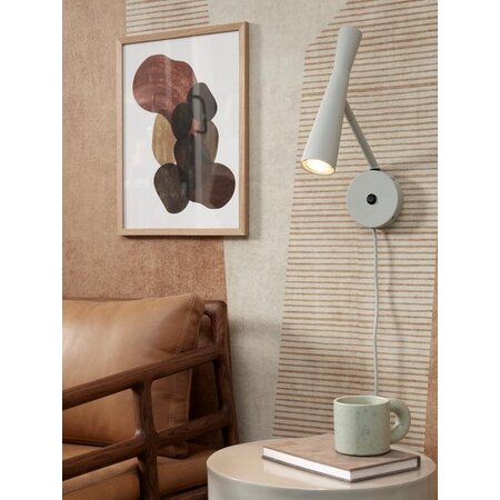 It's about Romi It's about RoMi wandlamp Bordeaux lichtgrijs