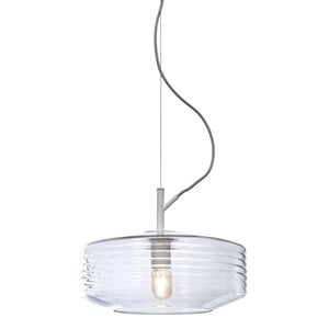 It's about RoMi hanglamp Verona ribbel transparant