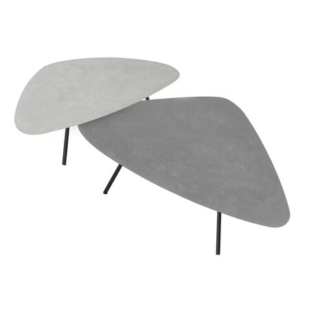 DTP Home DTP Home salontafel Plectro Air, set van 2