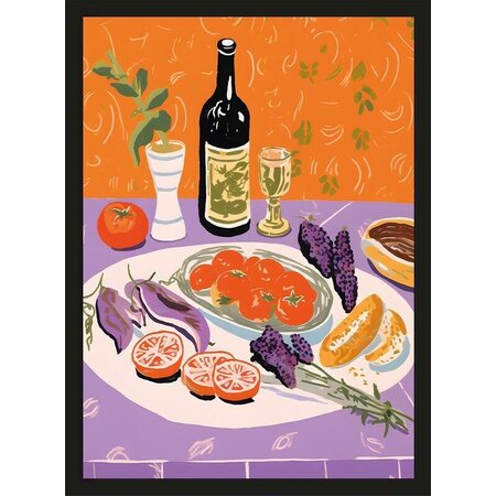 Urban Cotton Urban Cotton art print Mediterranean Table small