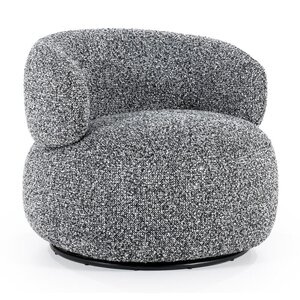 Eleonora draaifauteuil Maeve zwart