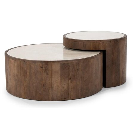 Eleonora Eleonora salontafel Hazel, set van 2