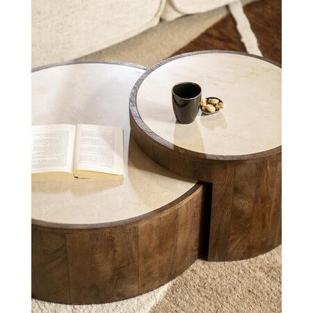 Eleonora Eleonora salontafel Hazel, set van 2