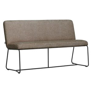 MUST Living eetkamerbank Zola bruin 150 cm