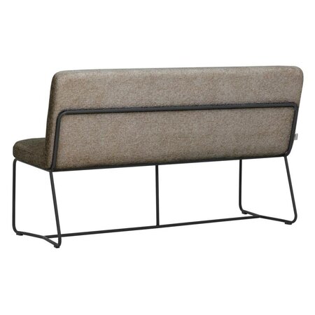 Must Living MUST Living eetkamerbank Zola bruin 150 cm