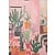 Urban Cotton Urban Cotton wandkleed Cactus Party large