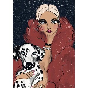 Urban Cotton wandkleed Dotted Doggy medium