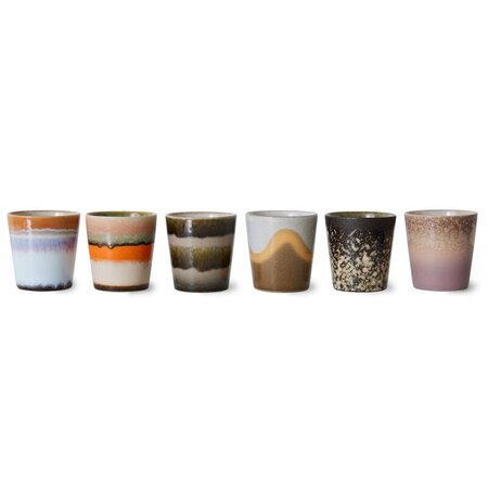 HKliving HKliving koffiemok Elements, set of 6