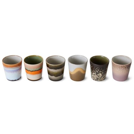 HKliving HKliving koffiemok Elements, set of 6