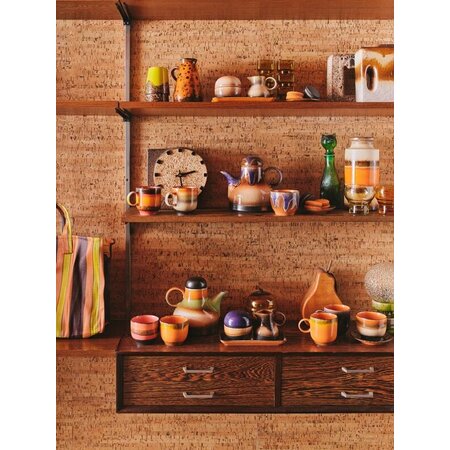 HKliving HKliving koffiekop Brazil, set of 4