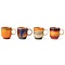 HKliving HKliving Café mugs Brazil, set of 4